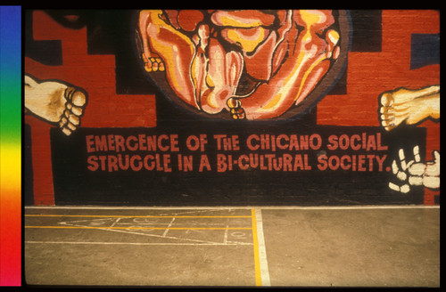 Emergence of the Chicano Social Struggle in a Bi-Cultural Society (detail of center)