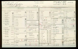 WPA household census for 143 W 102ND STREET, Los Angeles