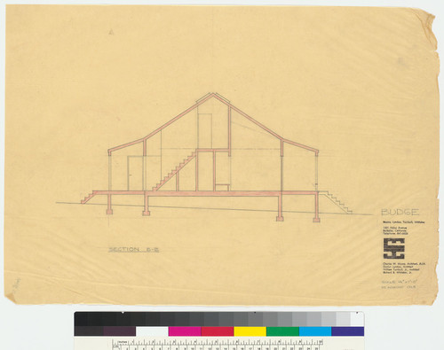 Budge (Hamilton and Elaine) Residence, Healdsburg, CA, 1965-1976