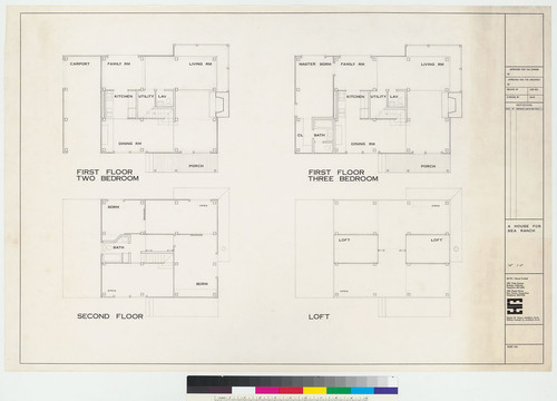 Sea Ranch Spec House: "Binker Barns," Sea Ranch, CA, 1965-1972