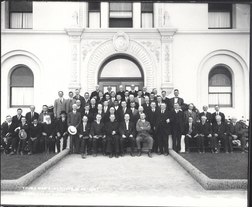 Young Men's Institute on retreat