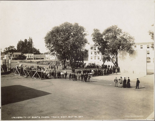 Track meet at University of Santa Clara in 1914