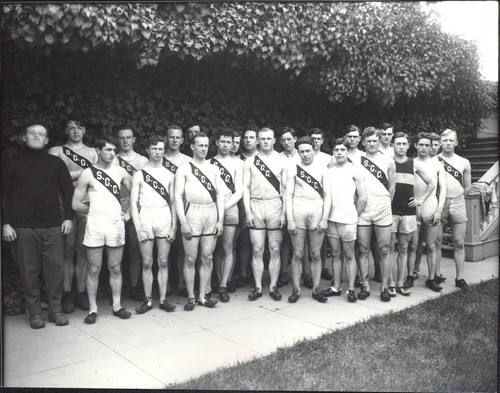 22 members of the 1912 track team with coaches version A2