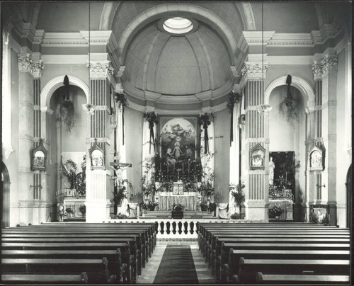 Student chapel with flowers