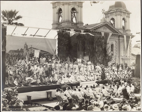 Tableau V, Woman performing at Dedication celebration