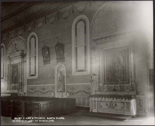 Long view of Our Lady of Guadalupe Altar