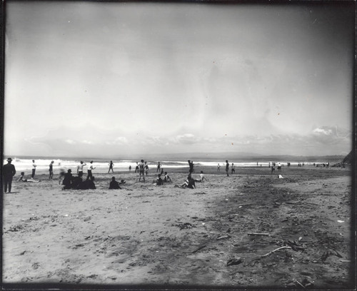 On the beach