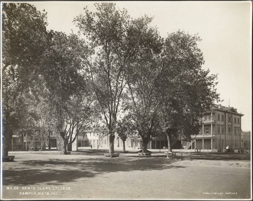 Classrooms and bandstand