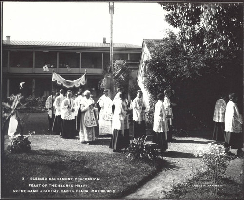 Blessed Sacrament procession