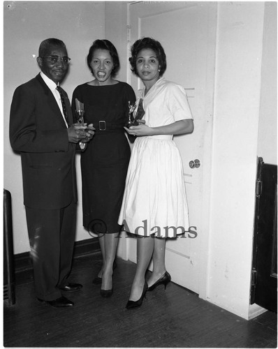 Three people, Los Angeles, 1962