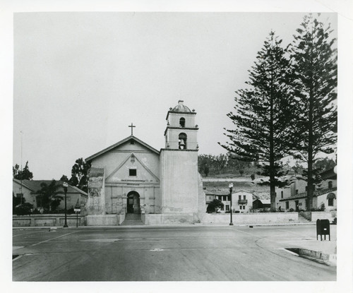 View of the San Buenaventura Mission