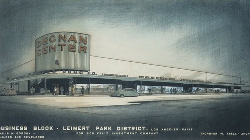 Thornton Abell: Degnan shopping center (Los Angeles, Calif.)