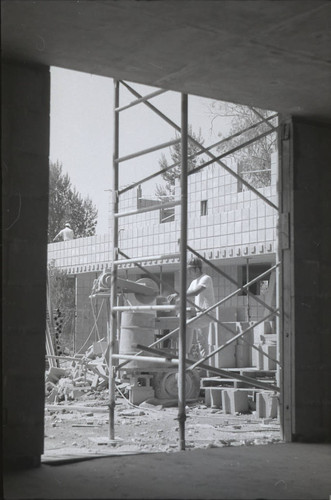 Marks Hall construction, Harvey Mudd College