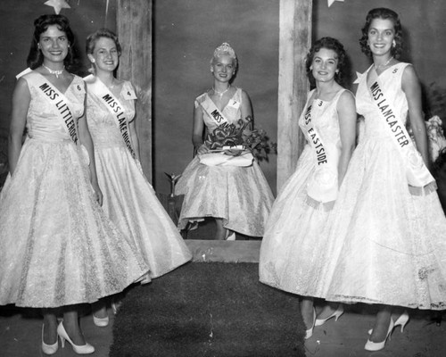 Festival queen and court