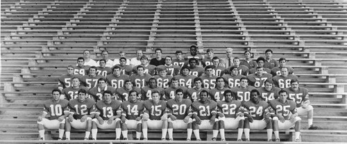 Photograph of the Cal State, Hayward football team