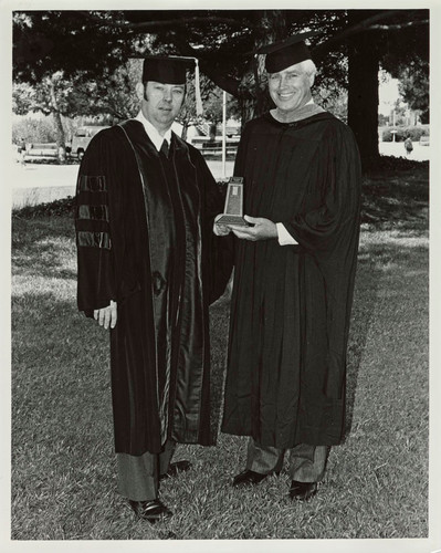 Photograph of David Thomas '77, recipient of the Alumnus of the Year Award