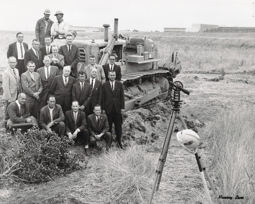 Photograph from the Harder Road Extension Groundbreaking Ceremony