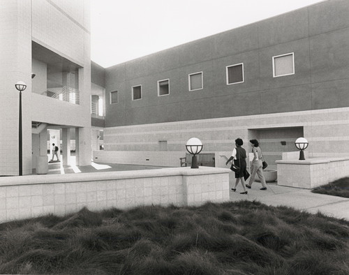 Photograph of Contra Costa Campus with persons walking