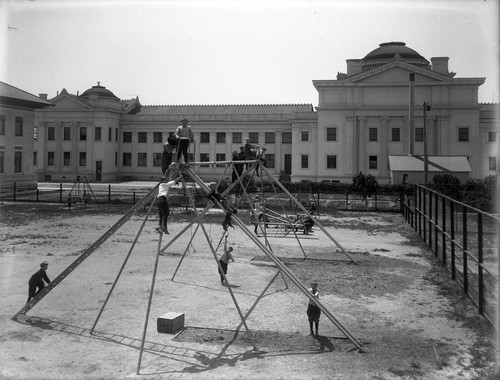[San Diego Normal School playground]