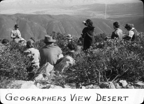 Geographers view desert / Lee Passmore