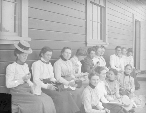 [Portrait of a group of women]