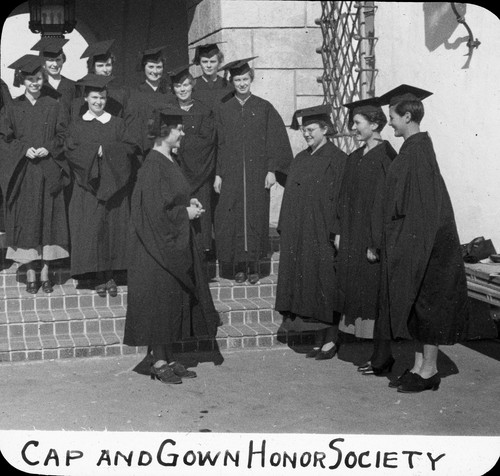 Cap and gown honor society / Lee Passmore