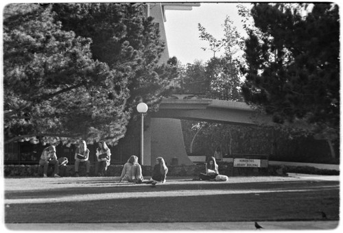 Students outside of Galbraith Hall