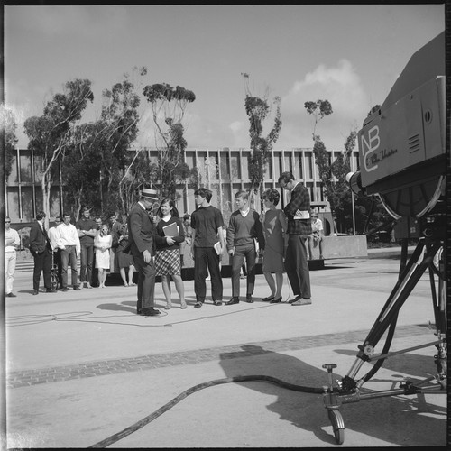 Taping of NBC's "Today Show" at UCSD