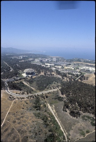 Geisel Library, John Muir College and Thurgood Marshall College