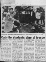 Cabrillo students dine al fresco