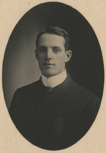 Portrait of young Ed Fletcher