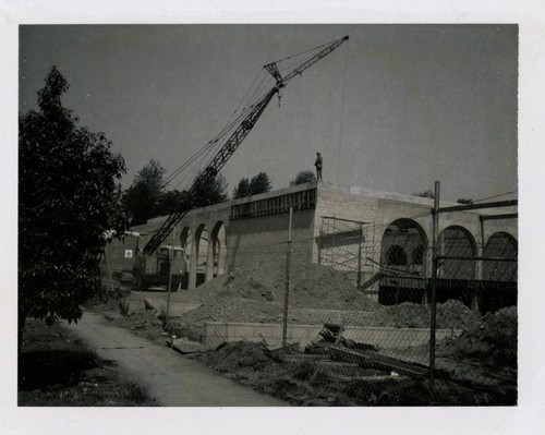 Upland Photograph Upland Public Library Library under construction