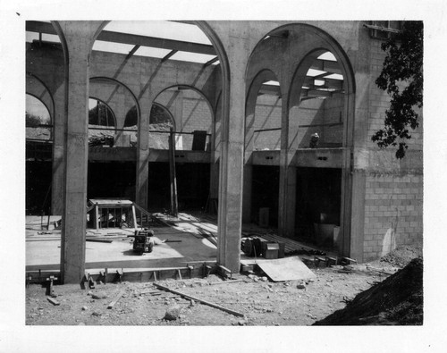 Upland Photograph Public Services; Upland Public Library construction ...