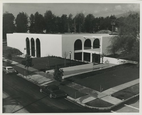 Upland Photograph Upland Public Library view of southeast corner