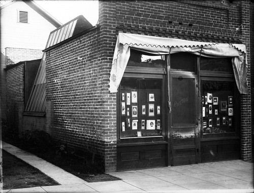 Upland Photograph Business; Exterior of Photography shop / Edna Swan