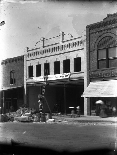 Upland Photograph Business; Exterior of E.A. Bowen Co. / Edna Swan