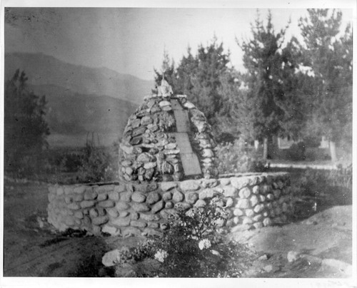 Upland Photograph Landscape; Tay's Fountain 2426 N. Euclid Avenue., Upland, California