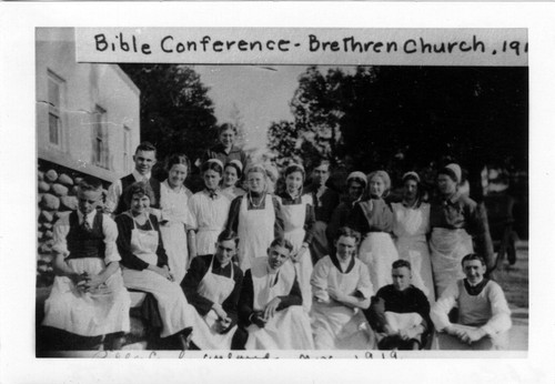 Upland Photograph Events; Bible Conference at the Brethren in Christ Church / Esther Boulton Black Estate