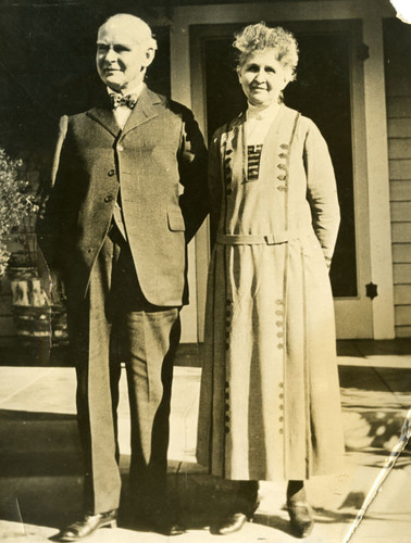 Upland Photograph People- Mr. and Mrs. William B. Stewart