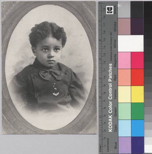 Ralph J. Bunche, portrait at around age 6