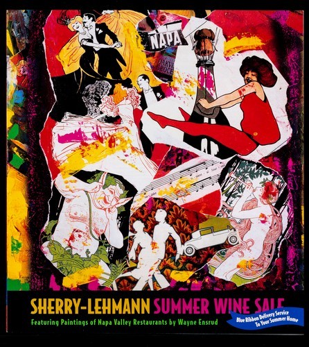 Summer 1999: Sherry-Lehmann Summer Wine Sale Featuring Paintings of Napa Valley Restaurants by Wayne Ensrud
