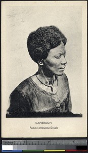 Christian woman, Douala, Cameroon, ca.1920-1930