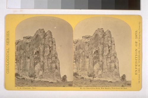 Inscription Rock, New Mexico, View from the East