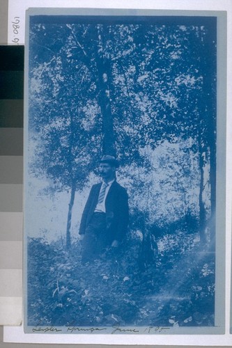 Albert Sangenman (?) Seigler Springs, June 1890