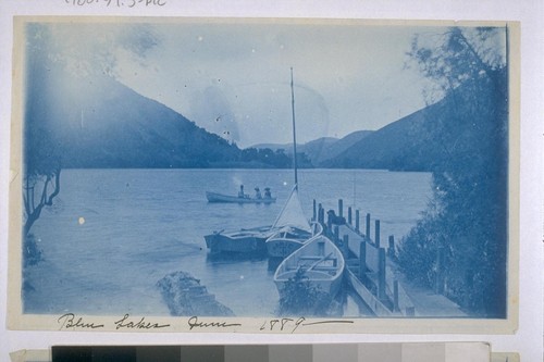 Blue Lakes, June 1889