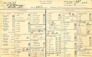 WPA household census for 4417 WALL, Los Angeles