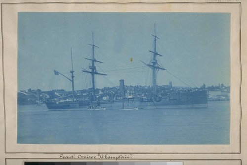 French cruiser Champlain