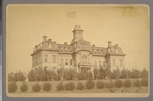 Good Templar's Orphan's House [Vallejo, California]. Feb. 6, 1880. [Photograph by James G. Smith.]