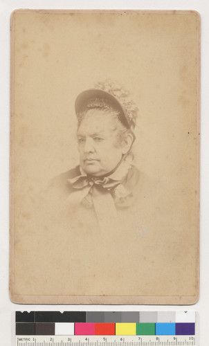 [Francisca Benicia Carrillo de Vallejo, wife of Mariano Guadalupe Vallejo]