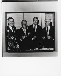 Charles W. Reinking being presented with the symbol of office of the Alcalde of Santa Rosa, California, May 4, 1965